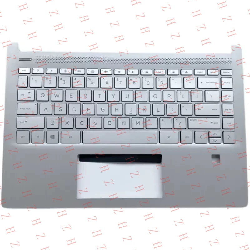 U+ Laptop Palmrest with Light Keyboard FRP for HP 14-DQ TPN-Q221 L61507-001
