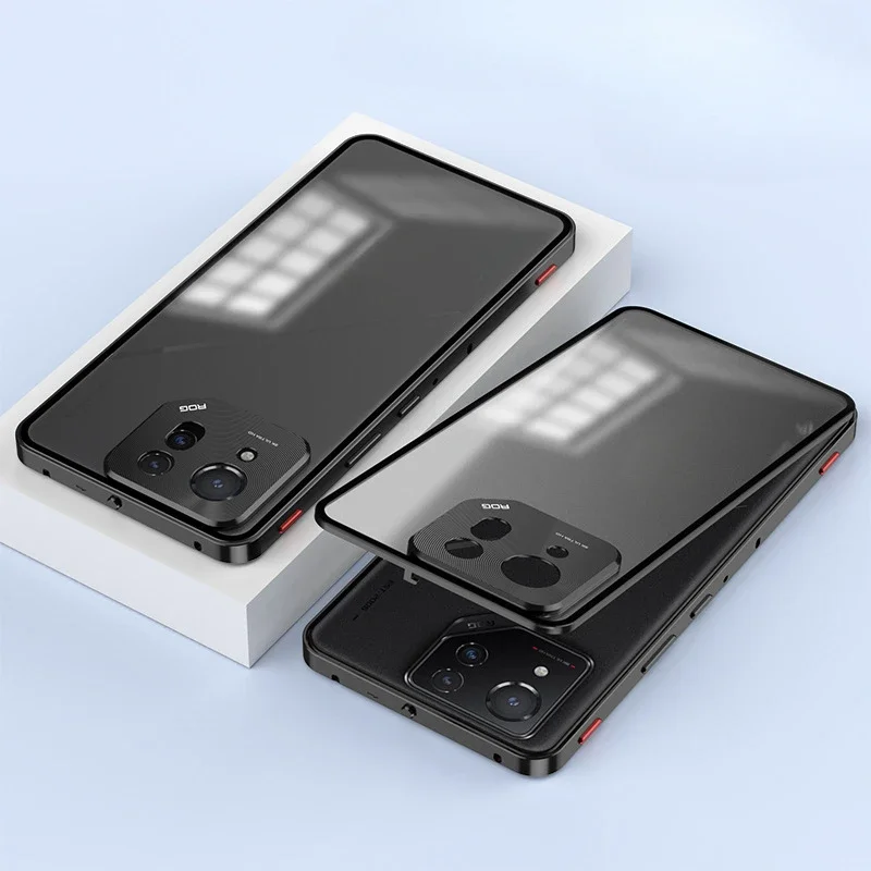 

Магнитный чехол из закаленного стекла для Asus ROG Phone 9 8 Pro, металлическая рамка из сплава, чехол для ROG Phone 8 9 9 Pro, матовый корпус, принципиально