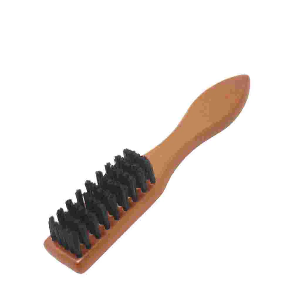 

Broken Hair Brush Hair Style Design Beard Cleaning Brush Retro Wooden Handle Man Broken Hair Brush for Home Store