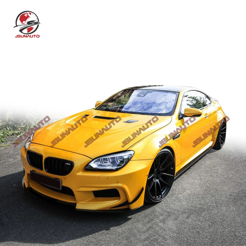 

PD Style Front Bumper Side Skirts Rear Bumper Half Carbon Wide Body Kit For 2011-2017 Year Bmw 6 Series M6 F12 F13