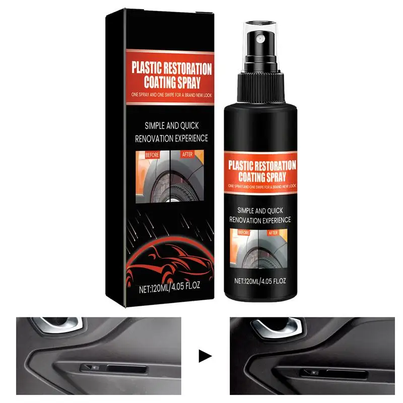 

Car Tire Cleaner 120ml Car Interior Spray Car Interior Spray Cleaning Agent Stain Remover Restoration Coating Spray