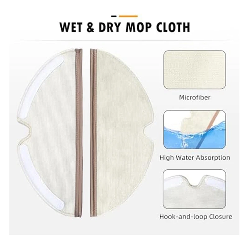 Replacement Accessories Kit Compatible for Roborock Q8 Max /Q8 Max +/Q5 Pro/Q5 Pro+ Vacuum Cleaner