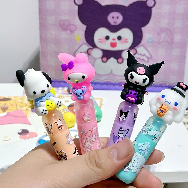 1PC Sanrio Cute Cartoon Mini Highlighter Kreatywny wielokolorowy marker dla studentów do rysowania kluczowych obrazów Marker Pen Stationery