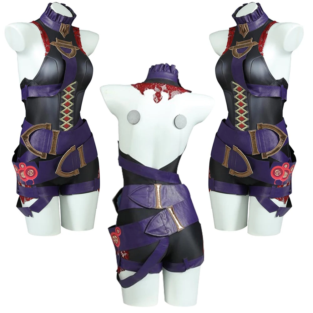 بريار كوسبلاي لعبة رائعة LoL زي مثير بذلة ملابس الهالوين كرنفال تمويه بدلة الأدوار للإناث والنساء البالغات