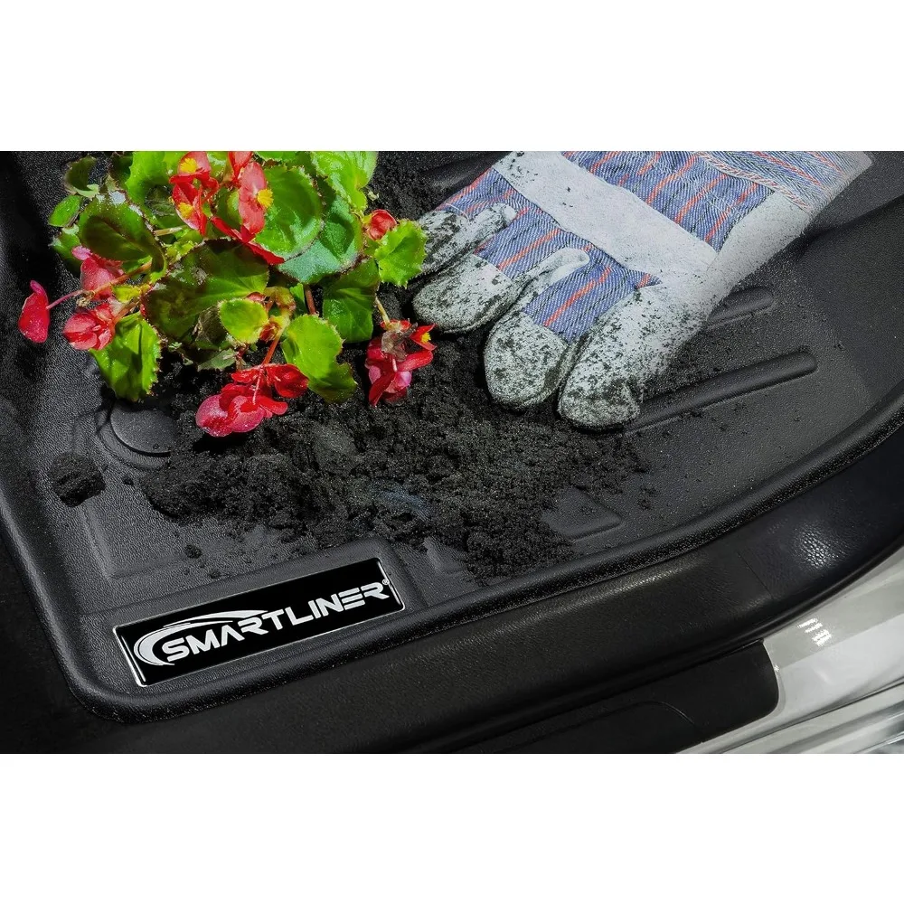 مجموعة مفارش أرضية مناسبة مخصصة من SMARTLINER مكونة من صفين متوافقة مع 2013-2022 Buick Encore