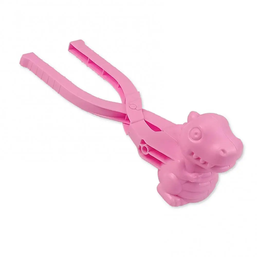 オニギリとハンドル付きスノーボールメーカー、米型、DIY寿司型、子供と大人のための冬の動物の雪のおもちゃ、1個