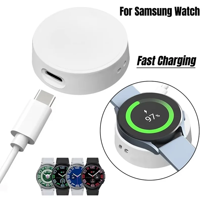 

Portable Mini Wireless Charger Type C Port For Samsung Galaxy 7 6 5 4 3 Active 2 1 Fast Charging Dock With Hanging Rope Design