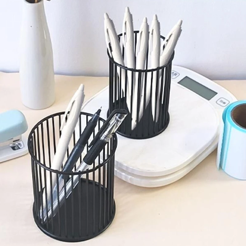 Soporte lápiz lápicero organizadores oficina en hogar maquillaje decorativo cepillo decoraciones escritorio