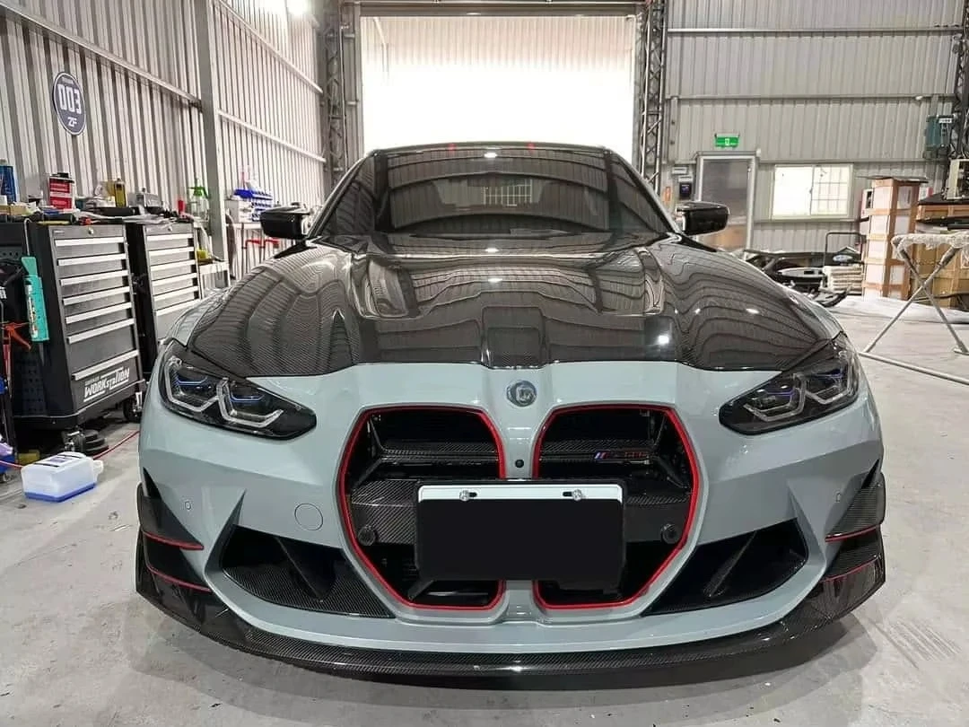 غطاء محرك السيارة عالي الجودة من ألياف الكربون الجافة CSL لترقية غطاء المحرك بحالة جديدة G80 G82 حسب الطلب