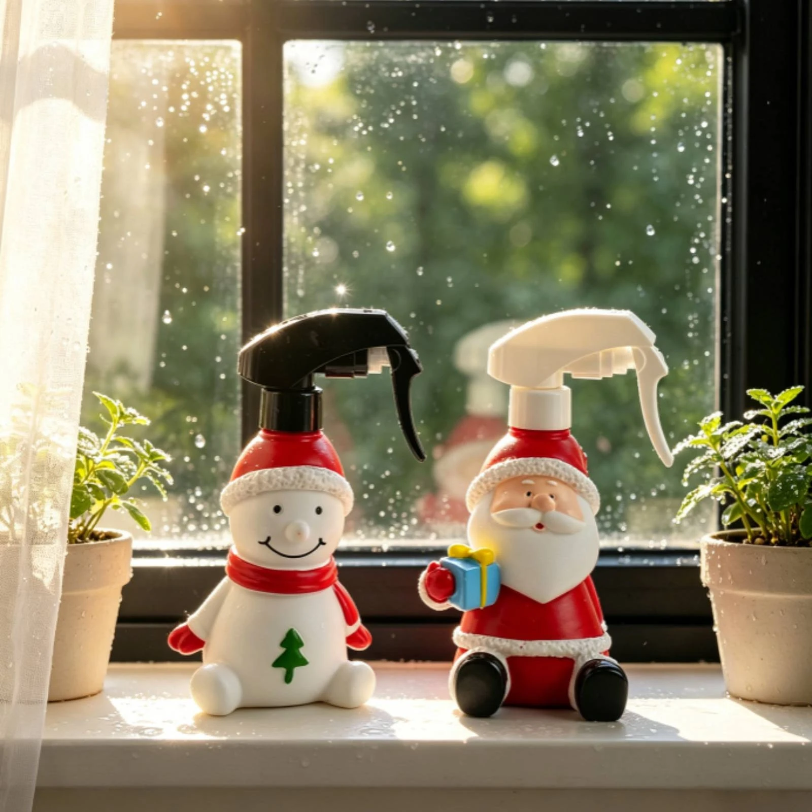 Holiday Figurine Sprayer Compact Decorative Plant Spray Bottle Decorative Plant Sprayer Lightweight Garden Tool Fine Mist