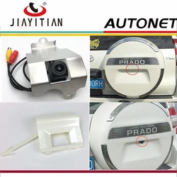 JIAYITIAN reserved hole camera For Toyota Prado Install In Spare Tire Cover HD CCD/Backup parking rear view Reversing Camera
