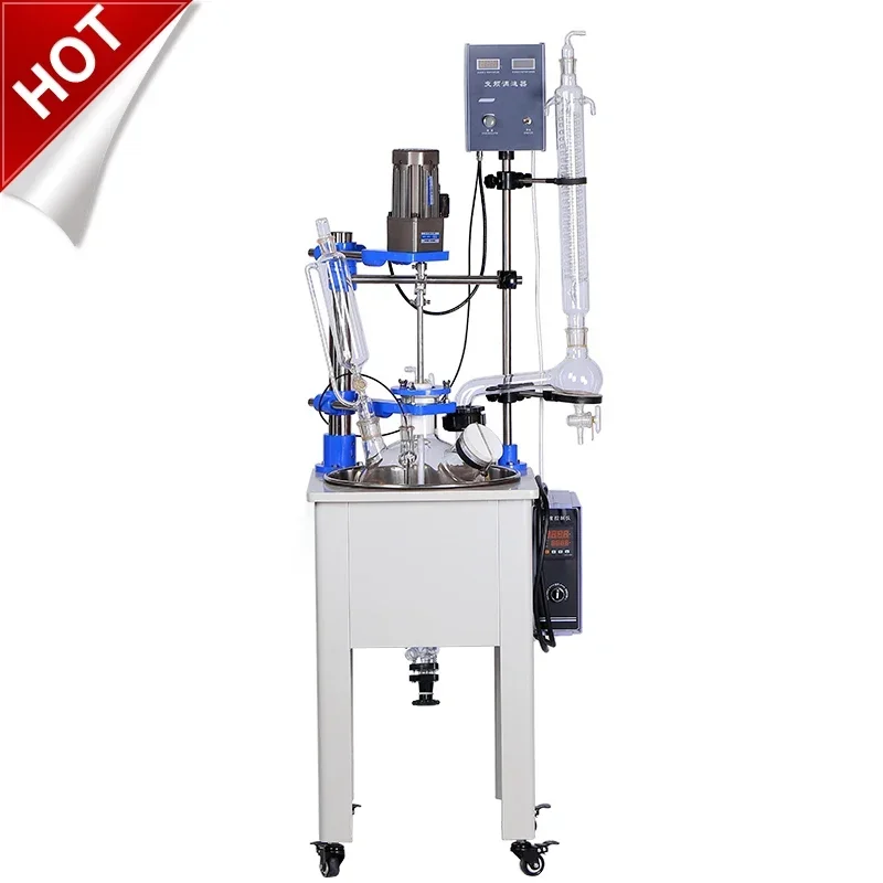 Hot Selling F-10l Single Layer Glass Reactor Price