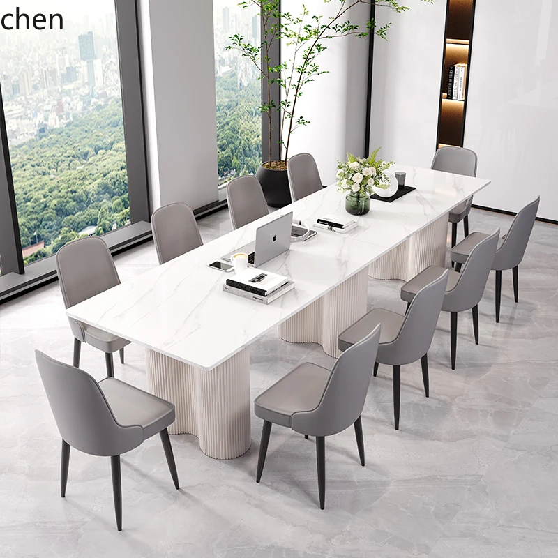 HXL Slate Premium Conference Desk Workbench Meeting Guest Reception Business Negotiation Table