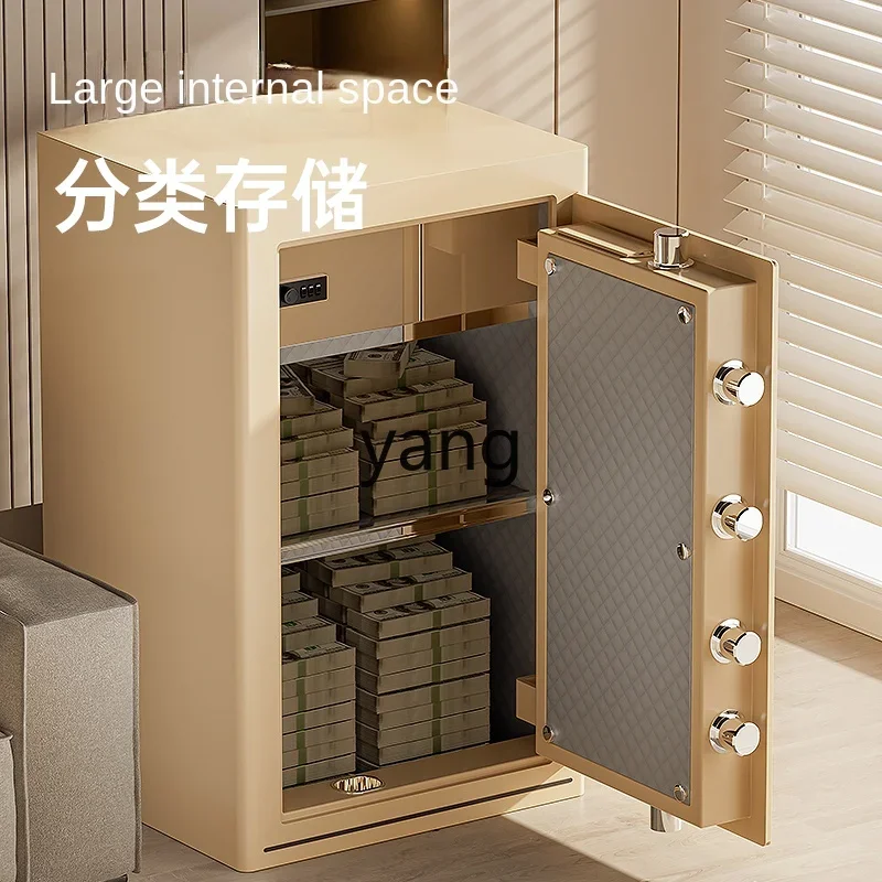 CX  safe household electronic password key bedside table fingerprint anti-theft all-steel small safe