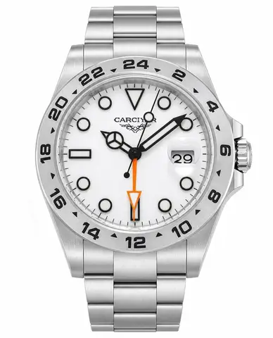 Casual Date Display Mens Automatic Mechanical Watch 904L Stainless Steel Case Luminous 40mm