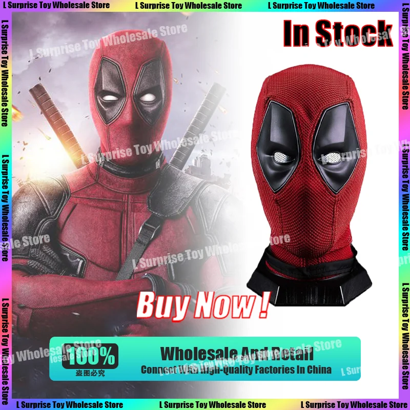 

Deadpool Mask Cosplay Costume Prop Full Head Helmet Halloween Party Carnival Masquerade Stage Performance Costume Masks Gifts