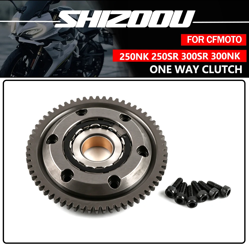 Para CFMOTO 300SR 250NK 250SR 300NK: Embreagem Unidirecional do Motor de Partida (Bendix) - Peças Genuínas