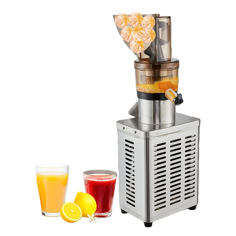 1200W stainless steel cutting-free automatic feeding large-mouth feeding cold-pressed slow-speed juicer (commercial)