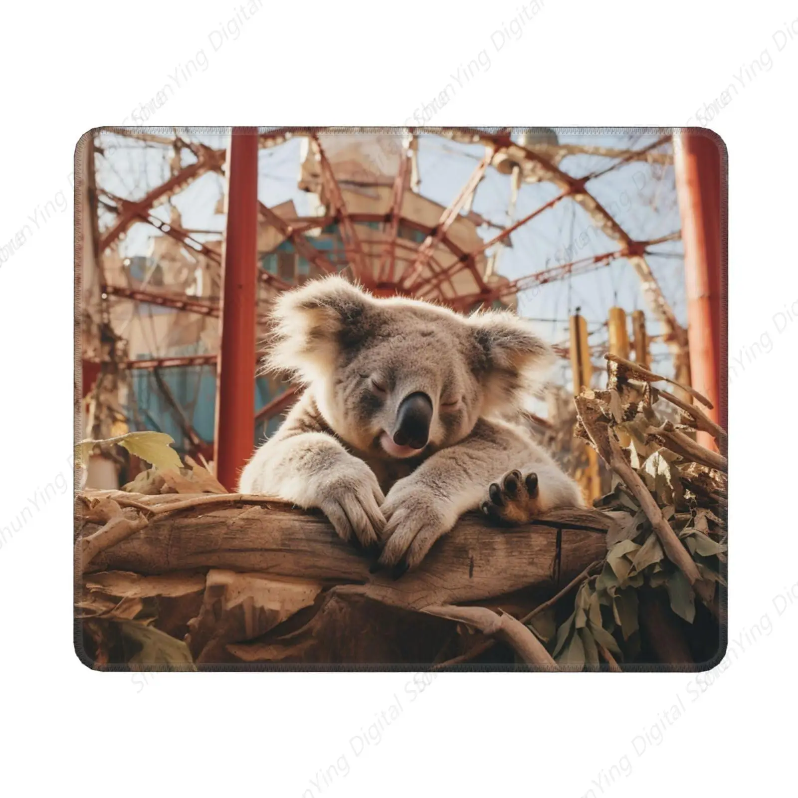 

Male And Female Koala Patterned Mouse Pads With Anti Slip Rubber Gaming Table Mats In Amusement Parks 18*22cm