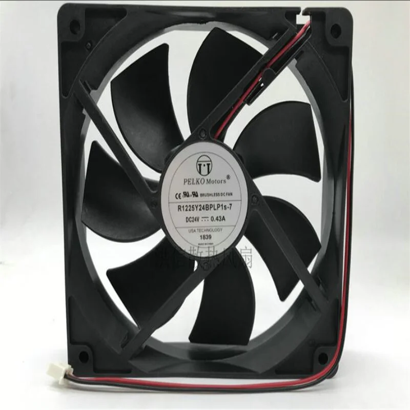 

R1225Y24BPLP1s-7 24V 0.43A 12CM 12025 Two-wire cooling fan