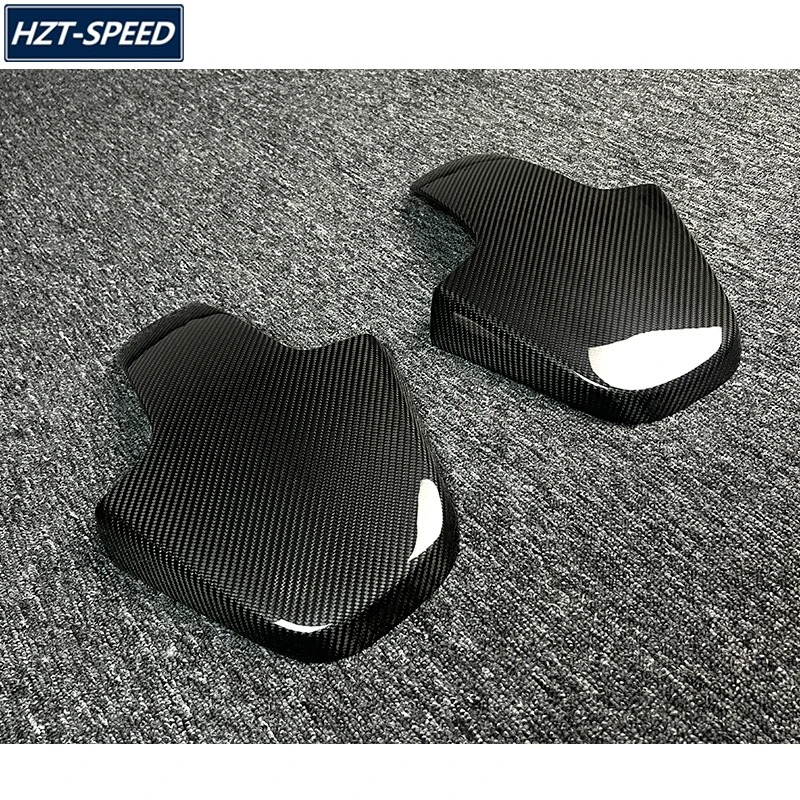 Dry Carbon Fiber Paste Style Car Chair Back Covers Trims For BMW M3 X3M G80 M4 X4M G82 G83 2021 Up view 3