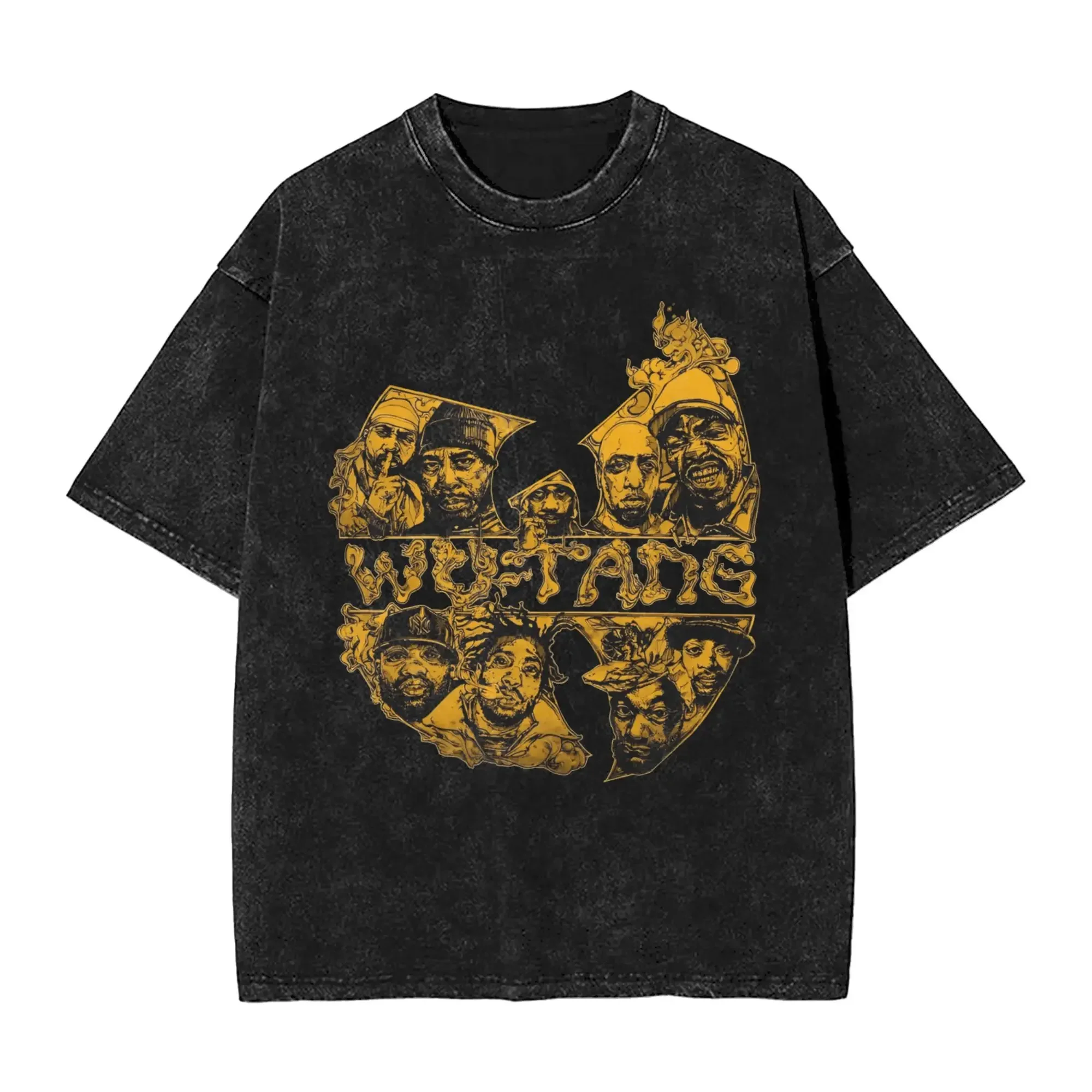 

Hipster Cotton Tee Shirt Crew Neck Short Sleeve T Shirts Annees 90 T-Shirts Men Bee Wu–Tang Summer Clothes