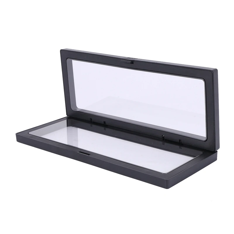 A96Q-15-Piece 3D Display Cases - Transparent Plastic Display Frames For Jewelry, Antique, Coin, Medal