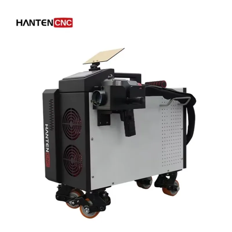 High Power 500W Pulse Laser Cleaner Industrial Metal Rust Paint Removal Car Refurbishment Wood Wall Surface Treatment