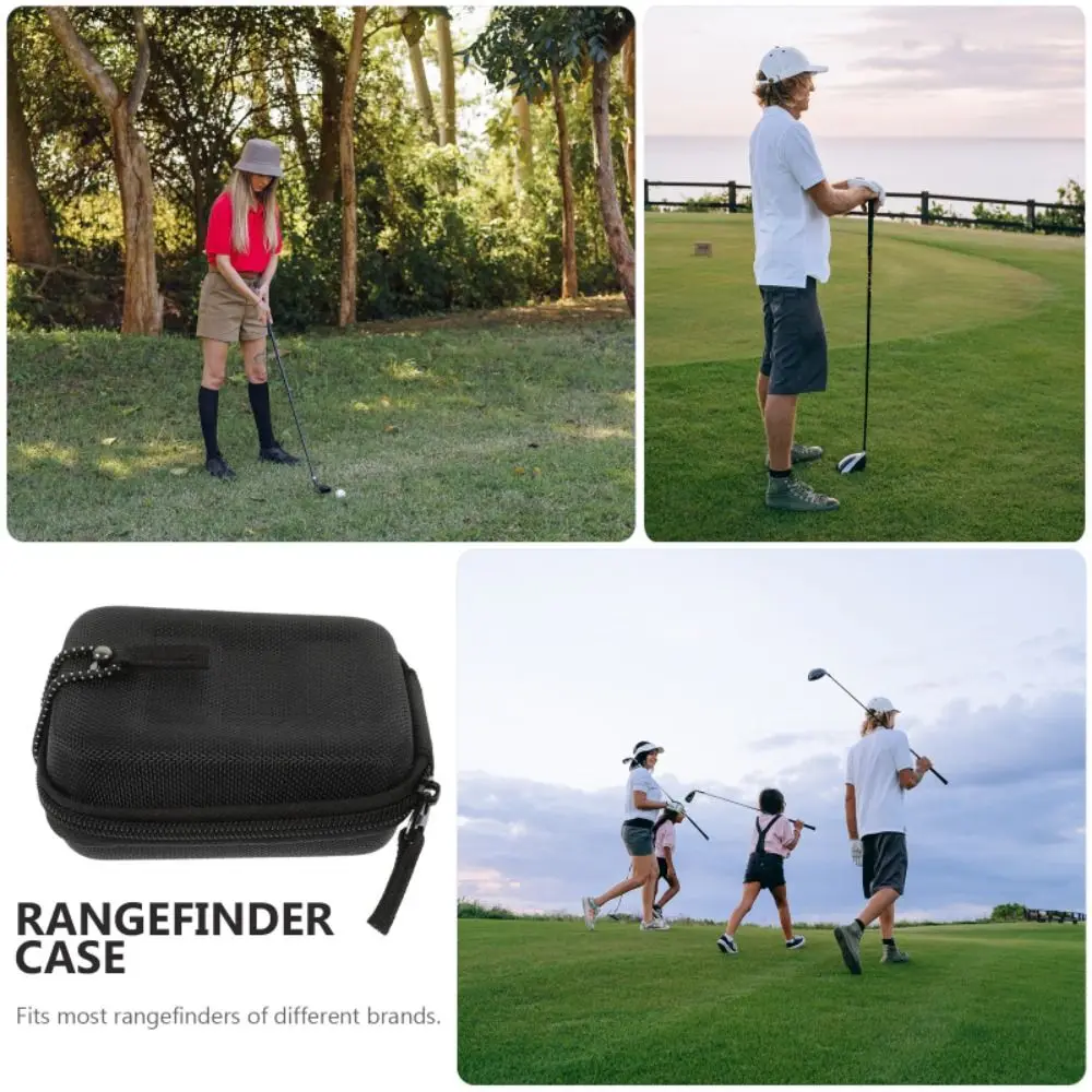 

Waist Pouch Wear-resistant Golf Distance Meter Case Shockproof Crush-proof Golf Rangefinder Bag Portable Zipper Universal