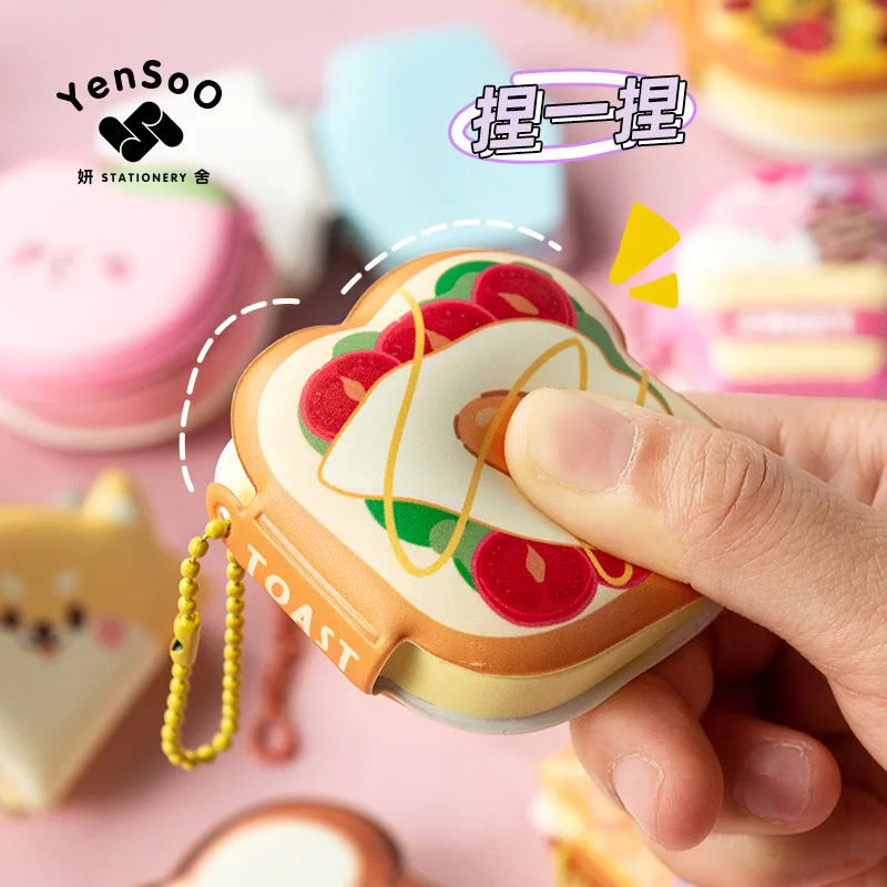 Catatan Dekompresi Buku Doudou Catatan Memo Kantor Portabel untuk Siswa Catatan Tempel