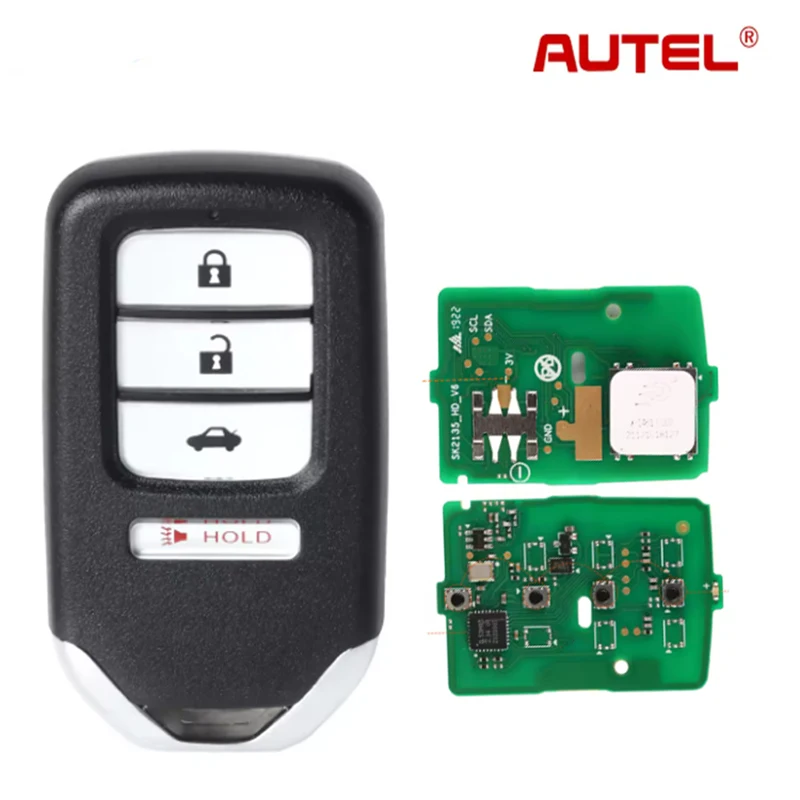 AUTEL MAXIIM IKEY Премиум-стиль для Honda Использование для KM100 IM508 IM608 HD004AL/HD005AL/HD004BL 4 или 5 кнопок, универсальные