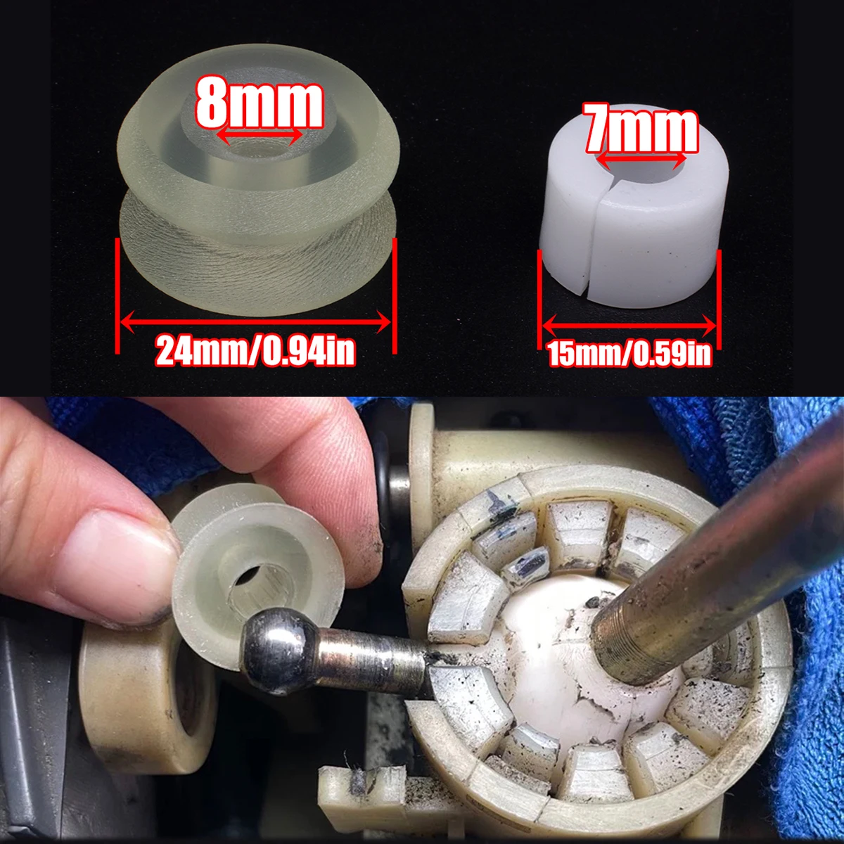 1set 5 Speed Gear Shift Cable Linkage Bushing for Suzuki SX4 Swift NISSAN Lever End Connector Adapter Selector Grommet Repair