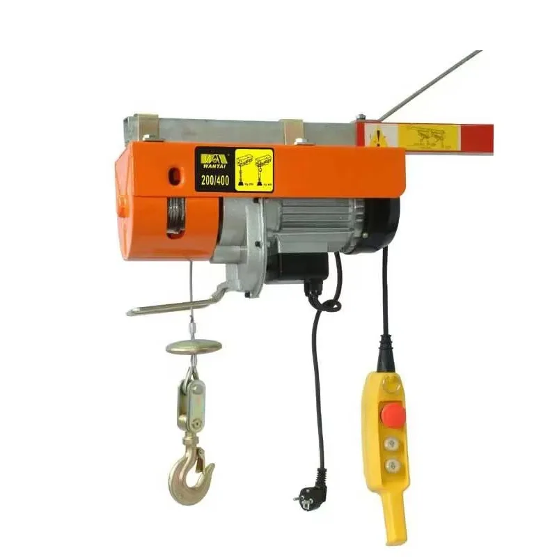 110V/220V/440V Mini Electric Hoist Winch 500kg Capacity Steel Material For Cranes