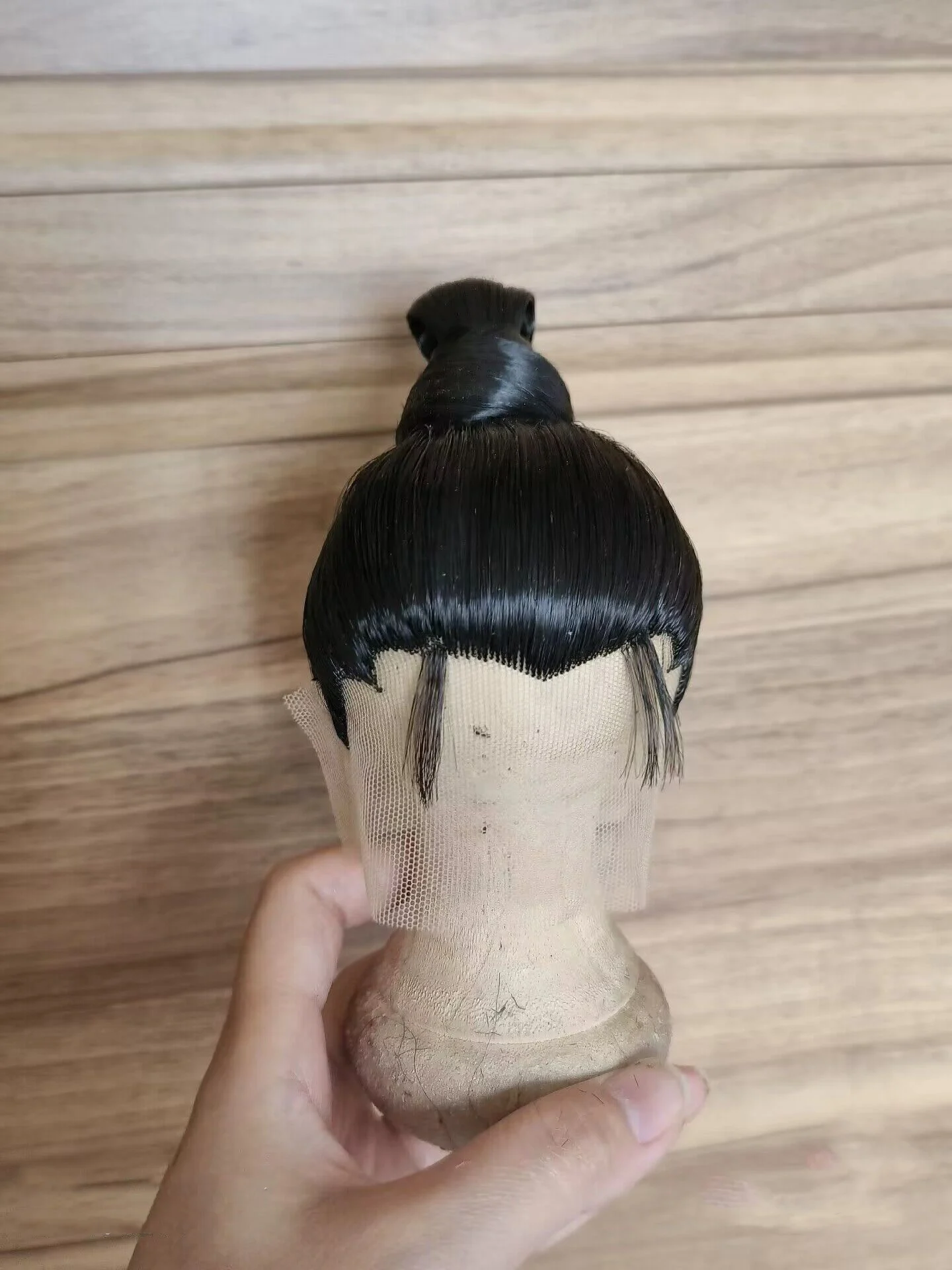 1/4 1/3 مقياس القديمة زي BJD شعر مستعار لدمية Hanfu نمط الرجعية الشعر الساموراي الباروكات ل BJD/SD MSD SD13 SSDF العم اكسسوارات C1982