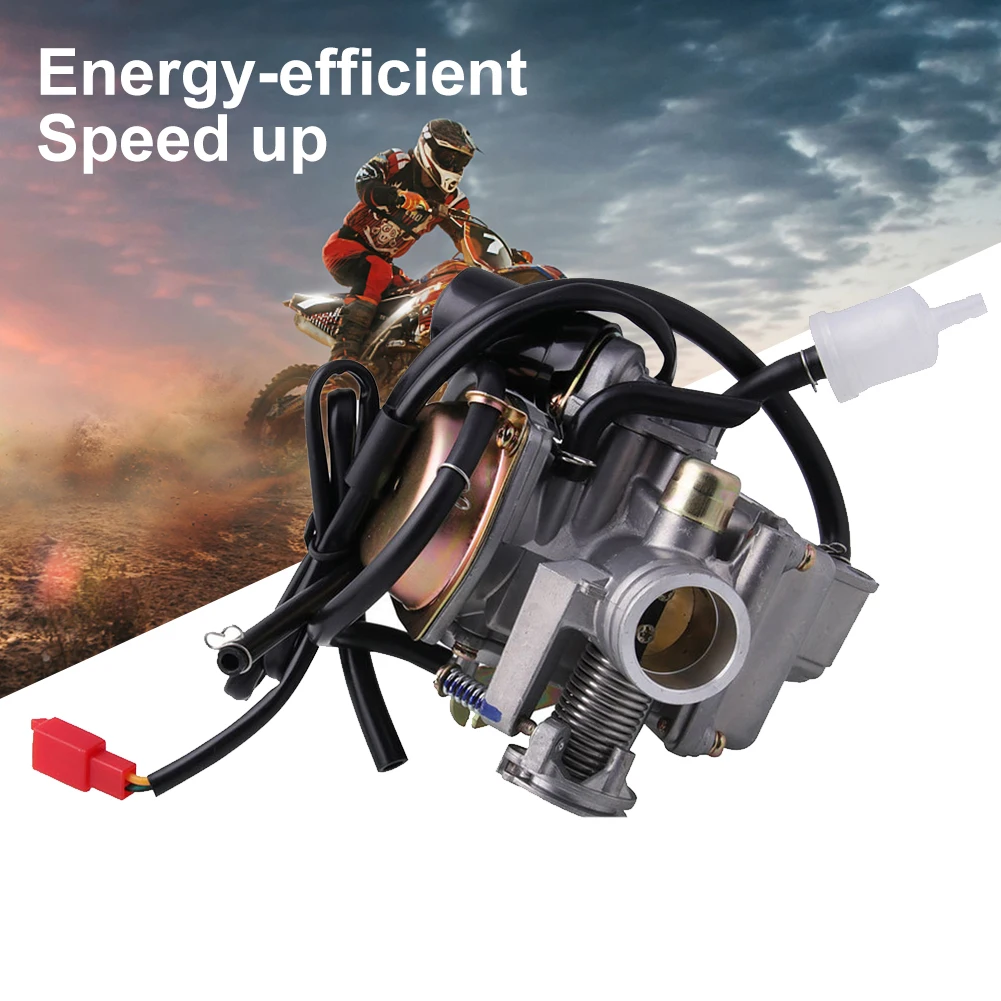 Карбюратор для мотоцикла Carb GY6 PD24J 125cc 150cc, подходит для скутера BAJA, квадроцикла, картинга, скутера 125cc PD24J, запчасти для мотоцикла