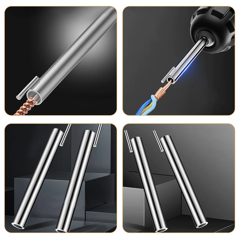 

2Pcs Wire Connector Electrician Wire Twisting Tool Cable Connector Automatic Twisting Tool for Power Drill Wiring Tools