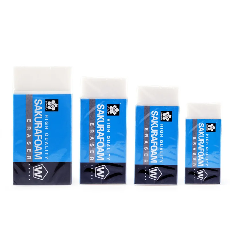 

Japanese Sakura Eraser Less Chip Student 4B Super Clean Like Eraser Boxed Highlight Art Sketch Painting Stationery