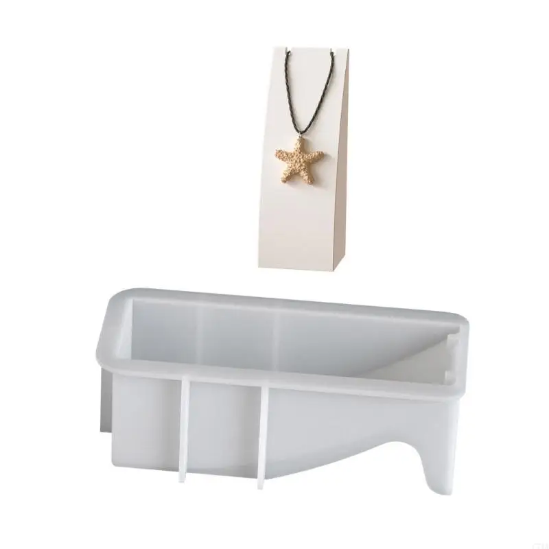 Silicone Jewelry Mould for Crafting Necklace Pendant Display Stand Aromatherapys Decoration Minimalist Designs C71A