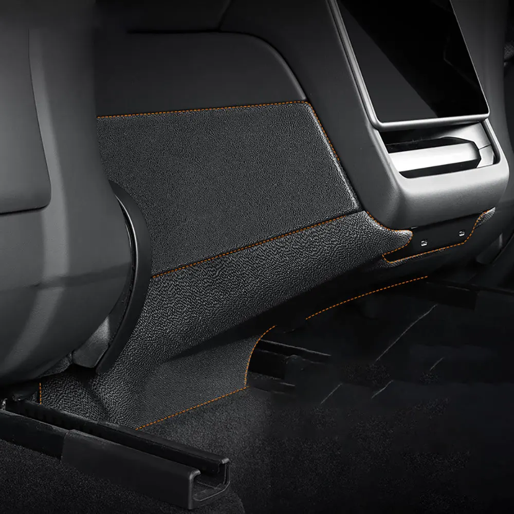 

Center Console Side Anti Kick Mats For Tesla Model Y Juniper 2025 2026 Full Cover Pad Rear Seat Kick Protection Mat TPE Cover