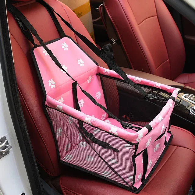 Dog Pet Car Carrier Seat Portable Mesh Breathable Basket Folding Hammock Puppy Carriers Bag For Small Cat Dogs Safety Travel