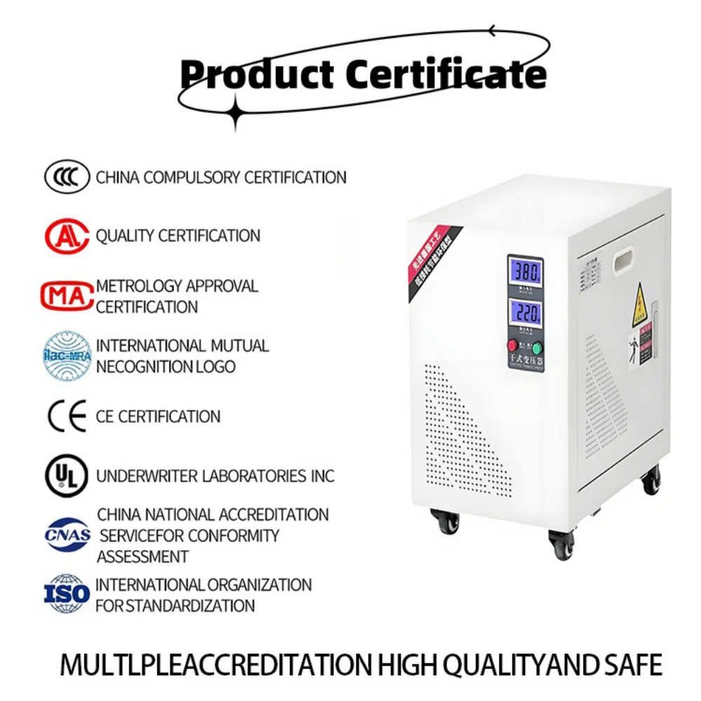 CE Certification 50/60HZ Dry Type Low Voltage Transformer 3 Phase To 1 Phase For Industrial Power Supply