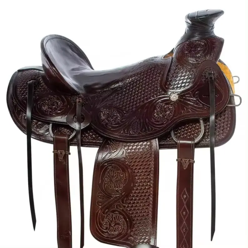 Superior Quality Premium Leather Eco Friendly Comfortable Hand Made Racing Western English Horse Saddle At Wholesale Manufacture