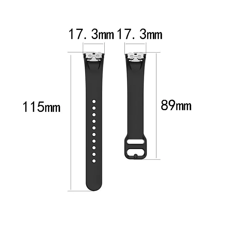 Rubber Correa for Samsung Galaxy Fit SM-R370 Smart Watch Adjustable Watchband Wrist Strap Samsung Fit R370 Band