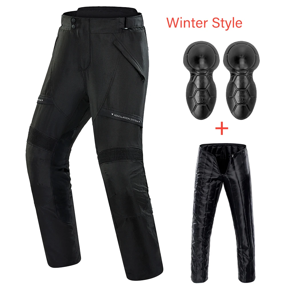 

Motorcycle Riding Pants All Season Waterproof Wear-resistant Scratch Resistant Riding Pants Anti Fall Riding Jacket Pants