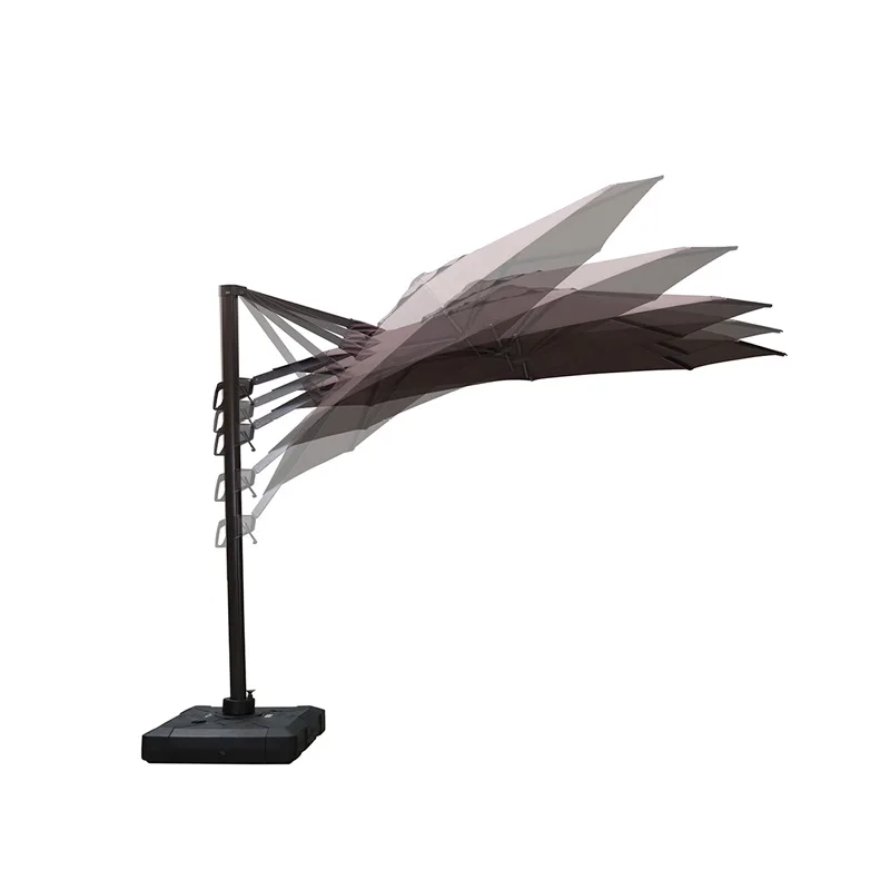factory Product Commercial Hotel Umbrella Garden Patio Umbrellas with Tilt for Outdoor