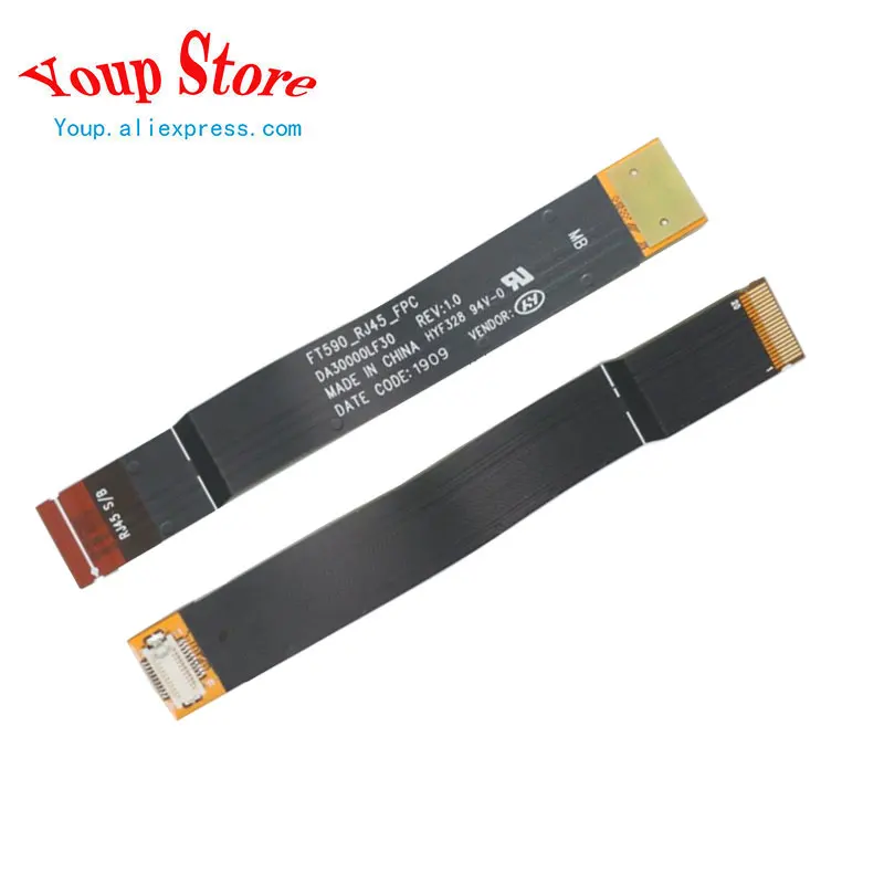 

New Original For Lenovo Thinkpad T590 P53S T15 P15S FT590 RJ45 FPC Ethernet Network Interface Board Cable 01YT391 DA30000LF30