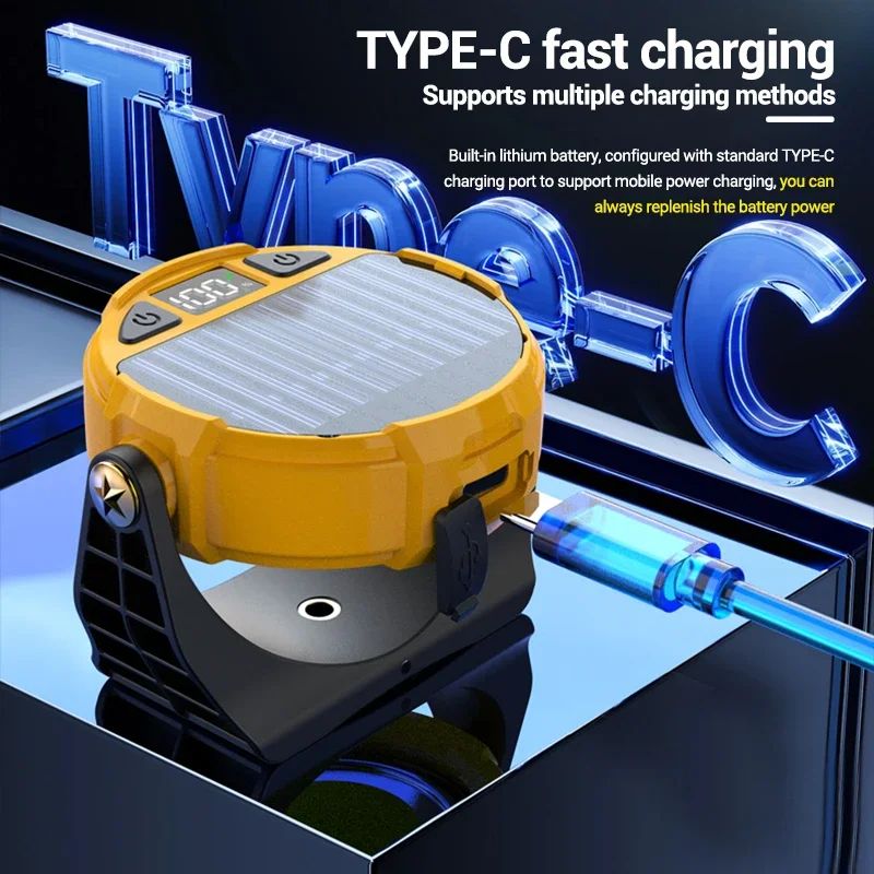 500LM COB LED Flashlight - USB Rechargeable Mini Torch, Magnetic Base for Camping, Emergency, Work Light (Portable & Waterproof)