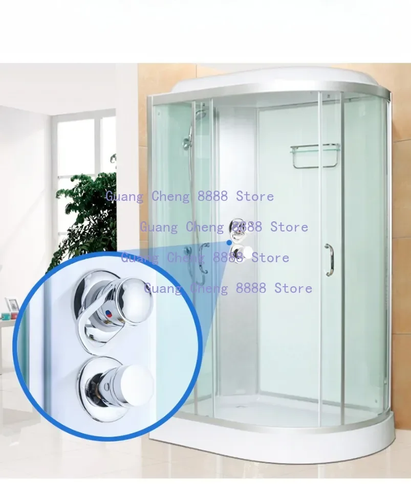 الحمام النحاس صنبور 3 طريقة صِمامُ تَغَيُّرِ التَّرَدُّدِ منفذ المياه الموضوع مركز المسافة 10 سنتيمتر دش خلاط المقصورة جدار جبل الحمام valve1x #5