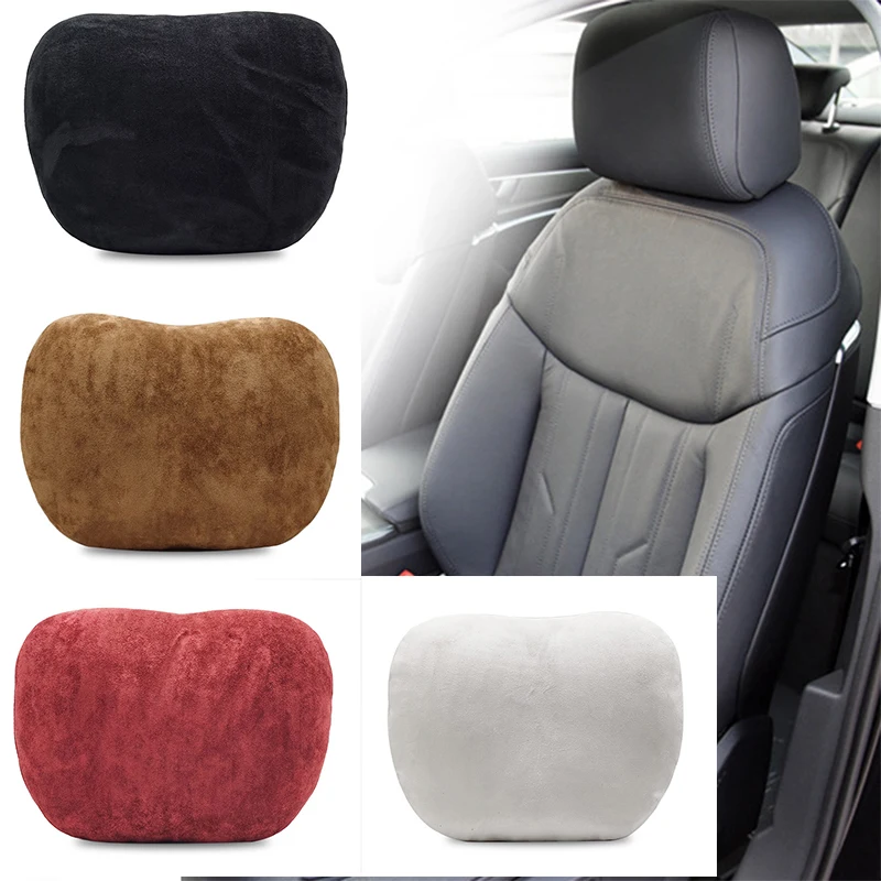 For Audi E-tron A3 A4 A6 S3 S4 S5 Q3 Q4 Q5 Q7 Car Seat Headrest Neck Pillow for Audi A5 A8 RS3 RS4 RS6 Soft Cushion Accessories