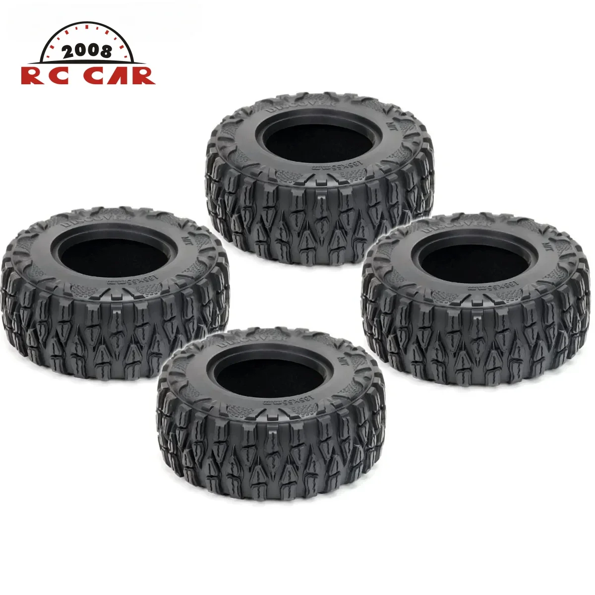 2.6Inch 135MM Tires High Wear-Resistant Wheel Tyres for RC 1/7 1/8 1/10 Ralaro  Ryft Yikong Axial TRAXXAS SCX10 90046 90047 Yeti